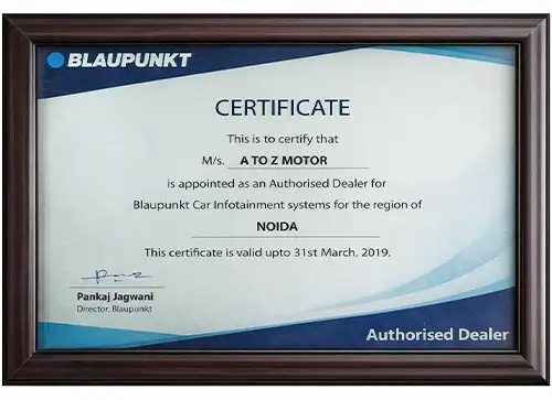 Blaupunkt Certificate